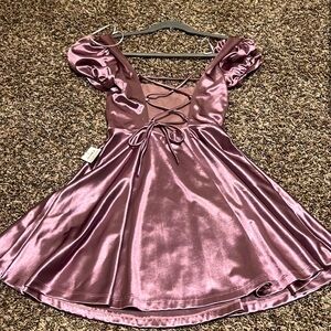 Elegant Lavender Dress